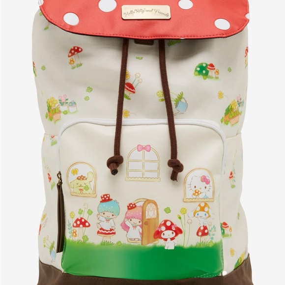 Sanrio Hello Kitty And Friends Mushroom Slouch Backpack - Picture 1 of 8
